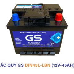 Ắc quy GS khô MF DIN45L-LBN (12V-45Ah) cho Honda Civic, Ford Focus, Hyundai Elantra,