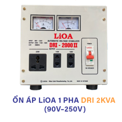 Ổn Áp LiOA 1 Pha DRI 2KVA 90V 250V | LiOA DRI 2000 II